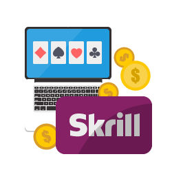 logo Skrill ordinateur portable dollars